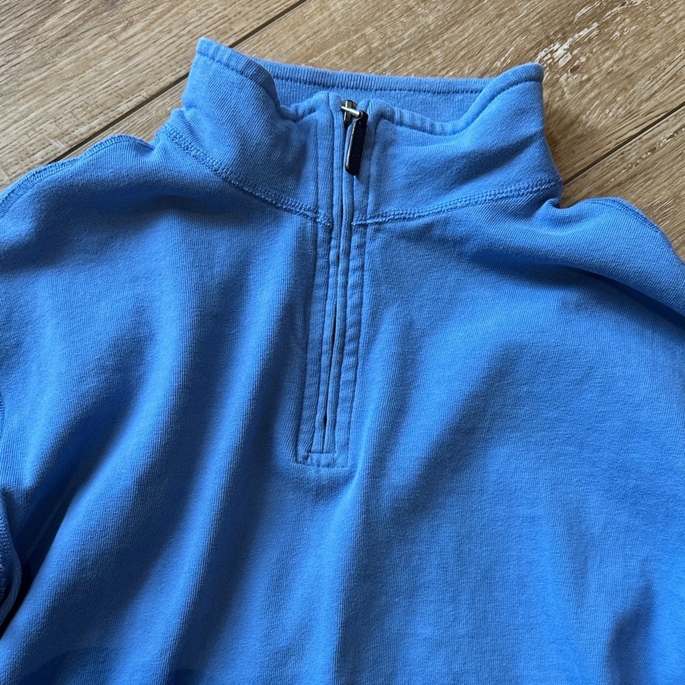Crewcuts Blue Quarter-Zip Pullover Size XL - Picture 4 of 5